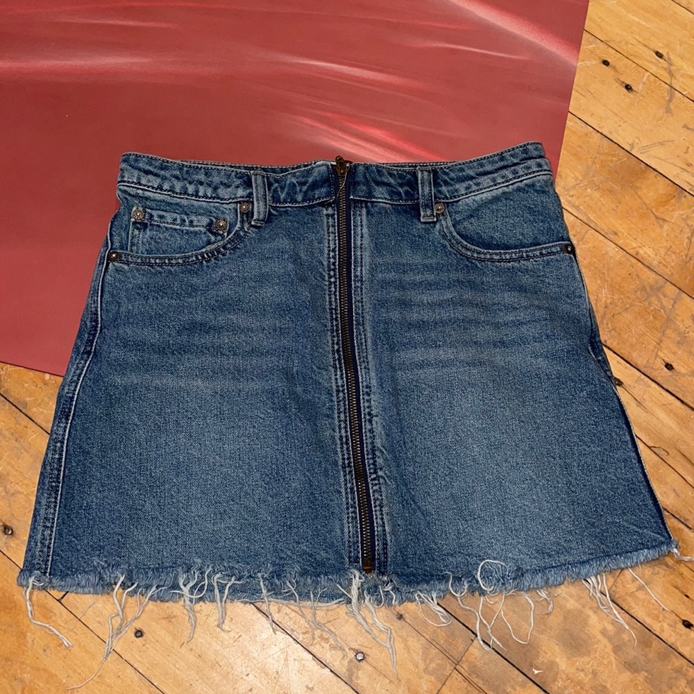 jean skirt